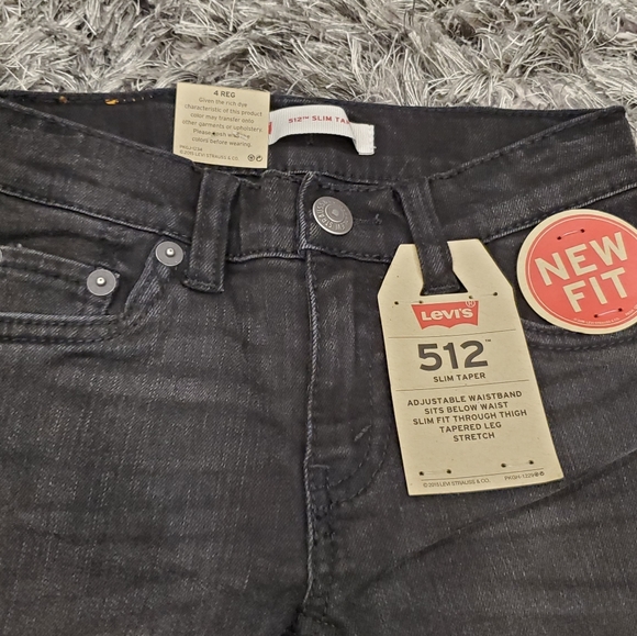 NWT Boy's Levi's 512 Adjustable Waist Jeans sz 4 - Picture 3 of 7